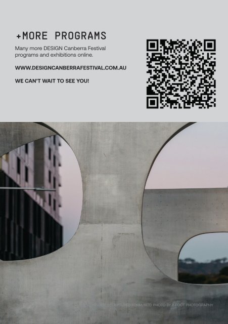 DESIGN Canberra Festival Brochure 2022