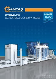 otomatik - NAMTAS BETON BLOK MAKiNALARI