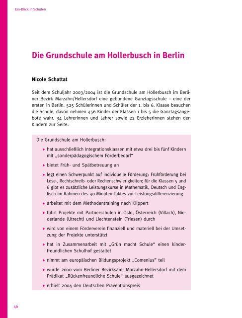 schule gesund machen! - Deutsche Kinder und Jugendstiftung