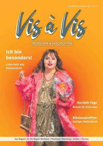 Vis à Vis Herbst 2022: Geschichten und Erlebnisse aus der Region