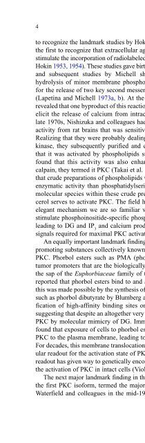 Diacylglycerol Signaling