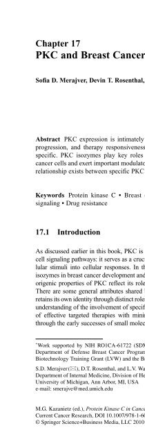 Diacylglycerol Signaling