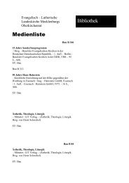 Bibliothek Medienliste - Pommersche Evangelische Kirche