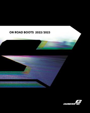 GAERNE › ONROAD › Katalog 2023 // motorrad-stiefel.com