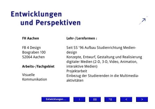 der Fachhochschulen in Nordrhein-Westfalen - Das Verbundstudium