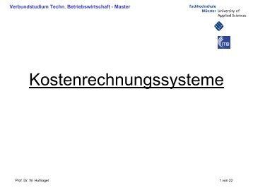 Kosten- verursachungsprinzip