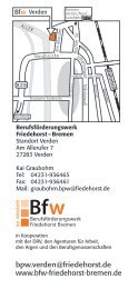 bpw.verden@friedehorst.de www.bfw-friedehorst-bremen.de