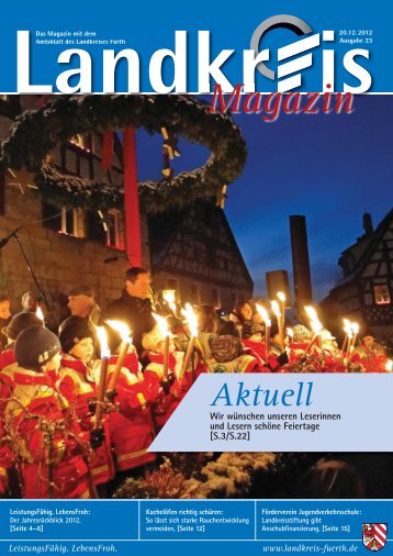 Zum Landkreismagazin Ausgabe 23 - Landkreis-Fürth