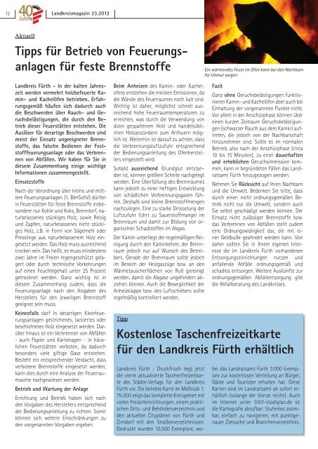 Zum Landkreismagazin Ausgabe 23 - Landkreis-Fürth