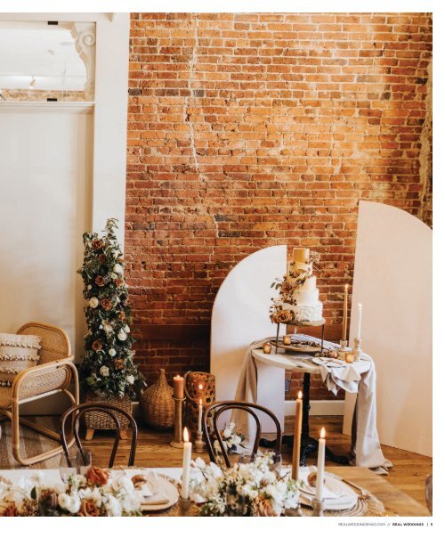 Real Weddings Magazine's Sustainable Beauty-A Decor Inspiration Shoot: The Rest of the Story (All Those Pretty Details from the Reception!)