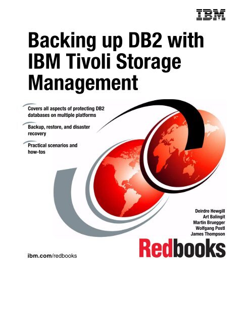 Backing Up DB2 Using IBM Tivoli Storage Manager - IBM Redbooks