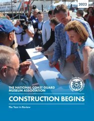 National Coast Guard Museum Association's Year in Review 2022