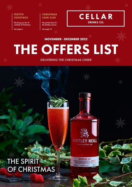 Cellar Drinks Co. The Offers List: November - December 2022