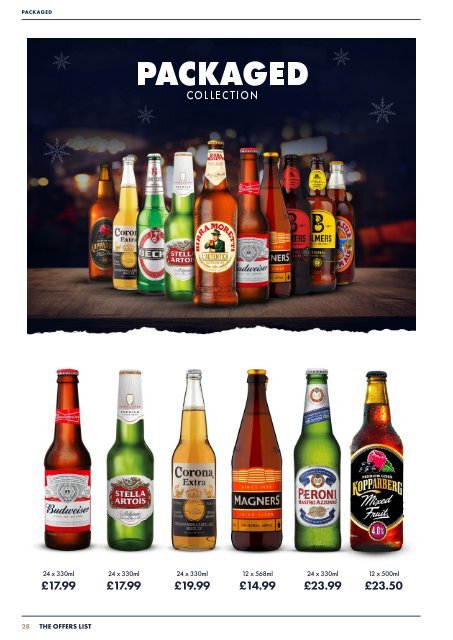 Cellar Drinks Co. The Offers List: November - December 2022