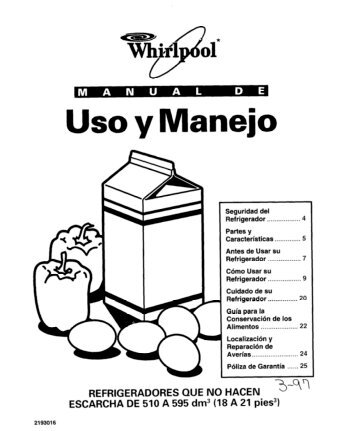 Uso y Manejo - Whirlpool