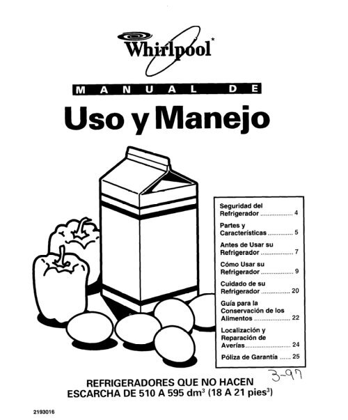 Uso y Manejo - Whirlpool