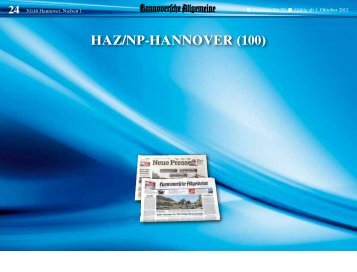 HAZ/nP-HAnnoVer (100) - Hannoversche Allgemeine