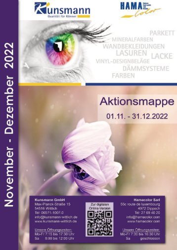 Aktionsmappe November - Dezember 2022