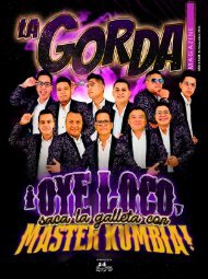 La Gorda Magazine Año 8 Edición Número 94 Noviembre 2022 Portada: Master Kumbia