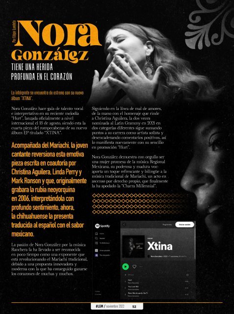 La Gorda Magazine Año 8 Edición Número 94 Noviembre 2022 Portada: Master Kumbia