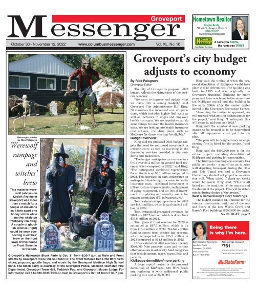 Groveport Messenger - October 30th, 2022