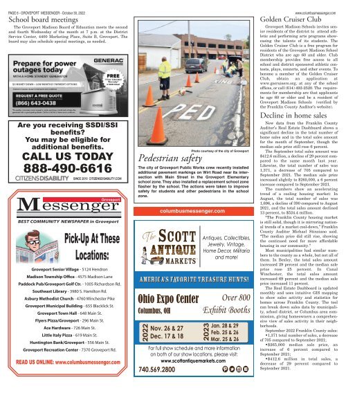 Groveport Messenger - October 30th, 2022