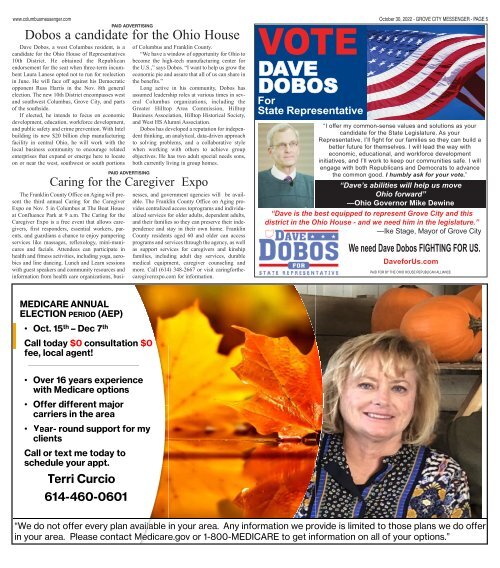 Grove City Messenger - October 30th, 2022