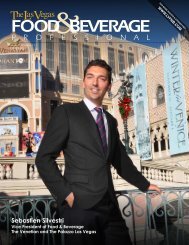 Sebastien Silvestri - The Las Vegas Food & Beverage Professional