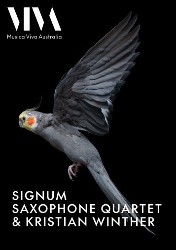 Signum Saxophone Quartet & Kristian Winther Program Guide | November 2022