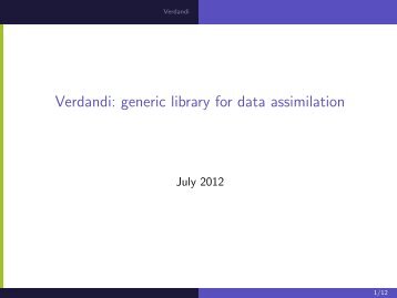 Verdandi: generic library for data assimilation