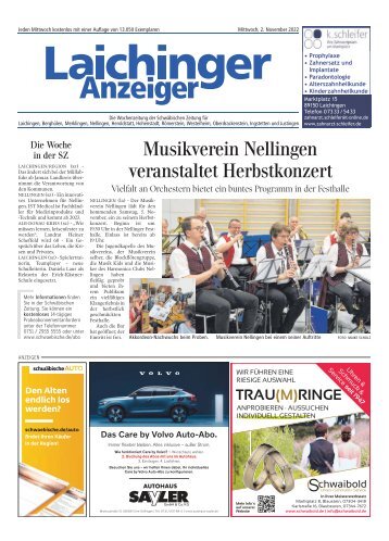 Laichinger Anzeiger 02.11.2022