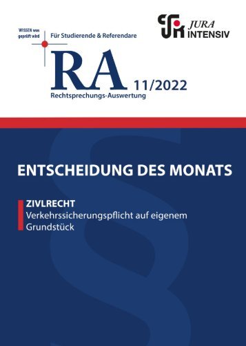 RA 11/2022 - Entscheidung des Monats