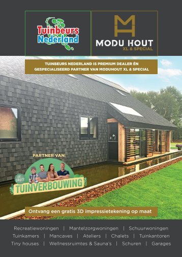 Tuinbeurs Nederland en Moduhout XL & Special brochure