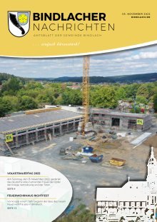 Bindlacher Nachrichten - Ausgabe 05.11.2022