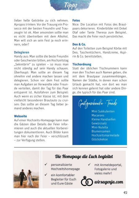 Ja! Die Hochzeitsmesse - Magazin 2022