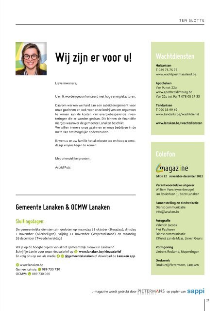 L-Magazine #12 november - december 2022