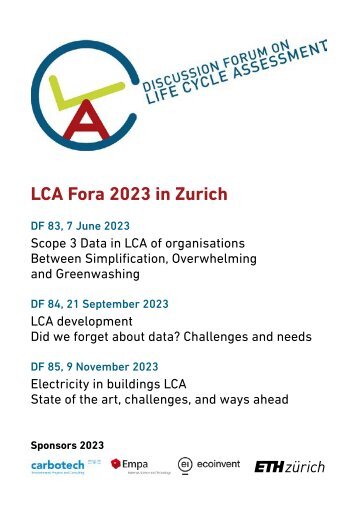 LCA Fora 2023 - working document