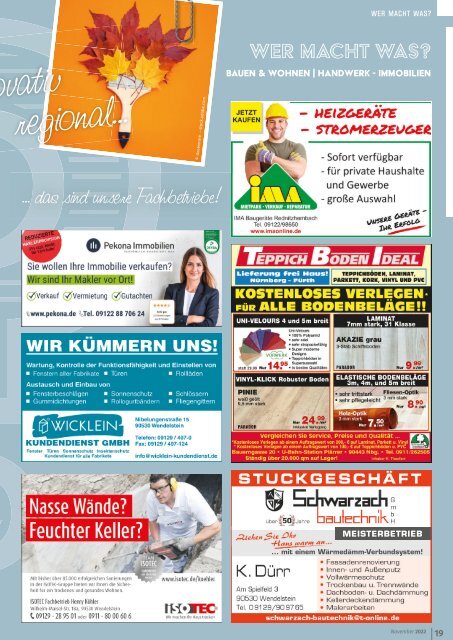 Mitteilungsblatt Nürnberg-Eibach/Reichelsdorf/Röthenbach - November 2022