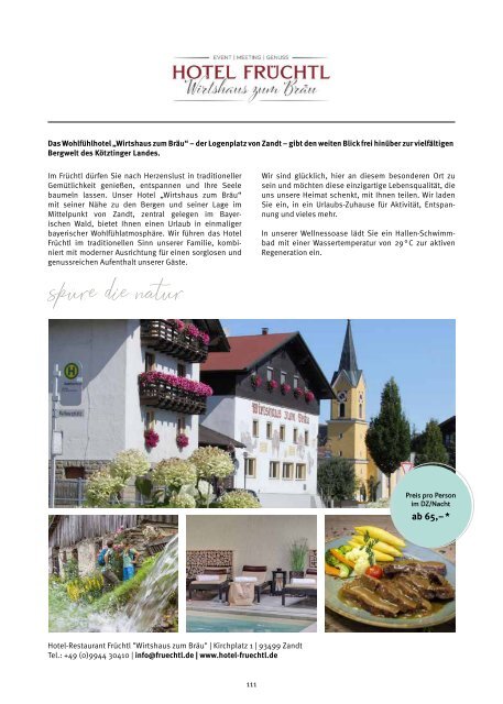 Wellness & Genuss Bayerischer Wald 2023