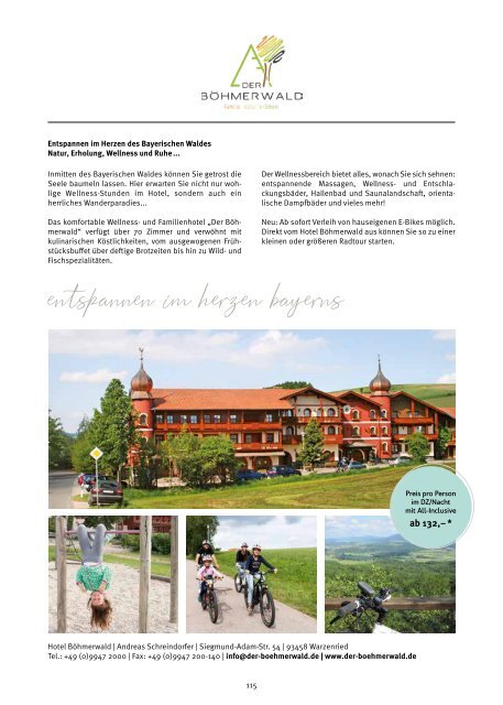 Wellness & Genuss Bayerischer Wald 2023