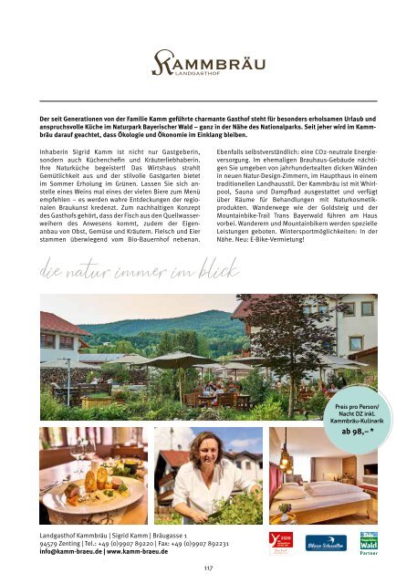 Wellness & Genuss Bayerischer Wald 2023