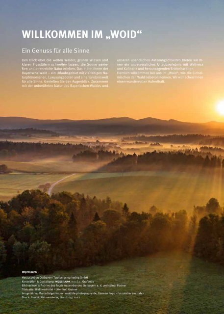 Wellness & Genuss Bayerischer Wald 2023