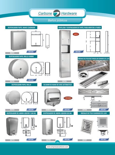 Accesorios Baños Públicos