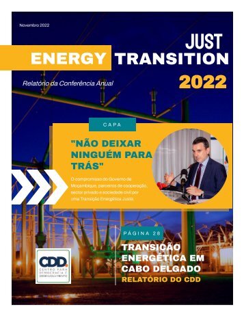 Conferência Just Energy Transition (Relatório) - PT