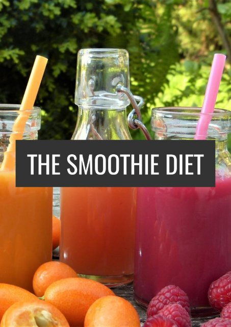 7 Day smoothie weight loss diet plan PDF