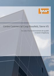Centre Commercial Coop Rossfeld, Sierre VS - HRS Real Estate AG