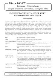 FLEURS ET ROCHES DU VALLON DE RECHY - Thierry Basset