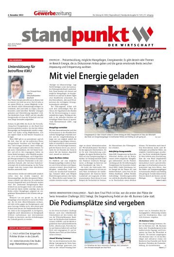 Standpunkt 549, 4. November 2022