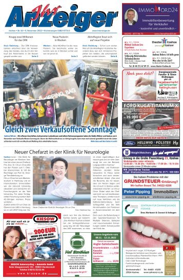 Ihr Anzeiger Itzehoe 44 2022