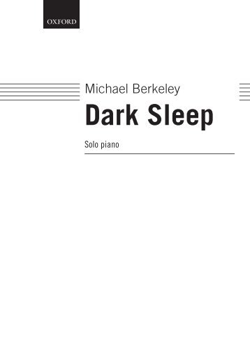 Michael Berkeley - Dark Sleep